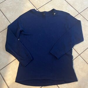 Helly Hansen men’s work wear long sleeve navy shirt size XL